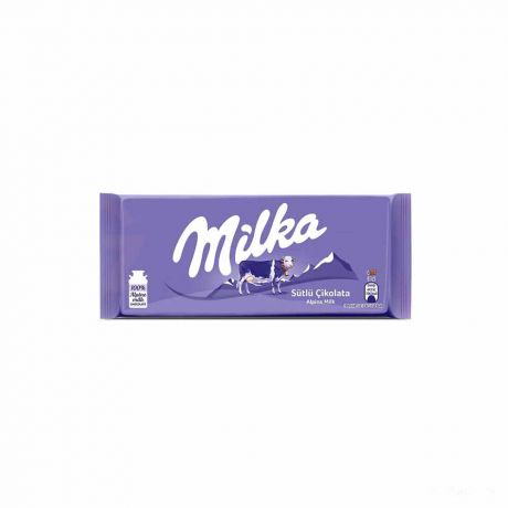 شکلات تابلت شیری میلکا milka حجم 80 گرم