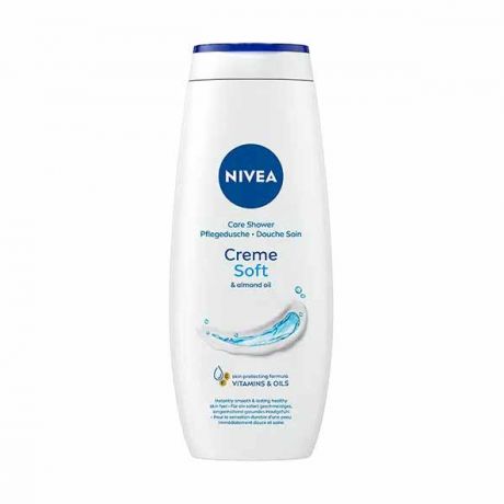 شامپو بدن نیوآ Nivea حاوی روغن بادام مدل Soft Cream حجم 500 میل