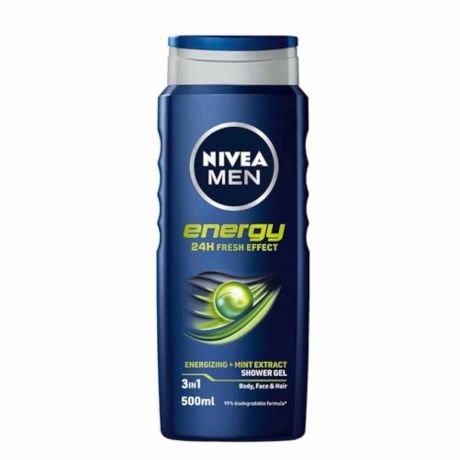 شامپو سر و بدن نیوآ Nivea مدل Energy حجم 500 میل