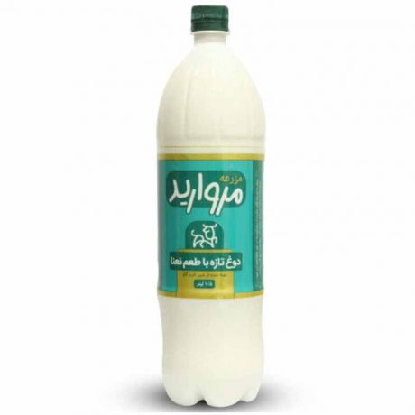 دوغ گرما دیده (بدون گاز) با طعم نعنا مروارید 1.5 لیتری 