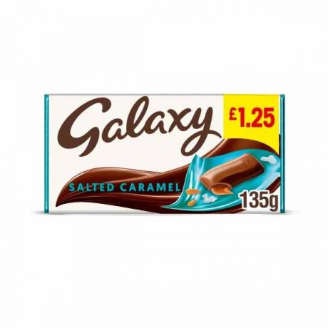 شکلات کارامل نمکی گلکسی Galaxy Salted Caramel حجم 135 گرم