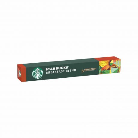 کپسول قهوه استارباکس نسپرسو Starbucks Breakfast Blend Nespesso بسته 10 عددی