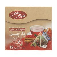 دمنوش گیاهی دارچین و زرشک سحرخیز بسته 12 عددی