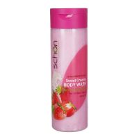 شامپو بدن کرمی شیر توت فرنگی شون (انواع پوست) 400 میلی لیتر