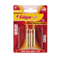 باتری نیم قلمی گیگاسل 1.5 ولتی سایز AAA