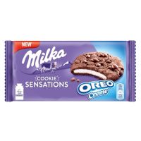 بیسکویت کرمی میلکا milka اوریو مدل SENSATIONS حجم 156 گرم