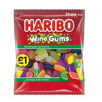 پاستیل هاریبو مدل Wine Gums حجم 140 گرم