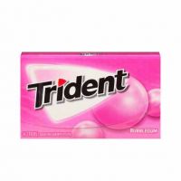 آدامس بادکنکی تریدنت Trident بدون قند بسته 14 عددی