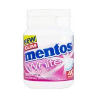 آدامس بادکنکی mentos منتوس وایت بسته 40 عددی