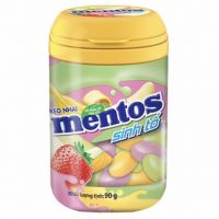 آدامس قوطی میوه ای mentos منتوس 90 گرم