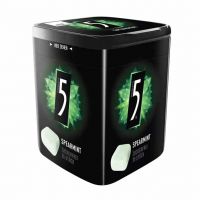 آدامس قوطی مکعبی فایو ( 5 ) مدل نعنایی بسته 35 عددی