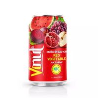 نوشیدنی قوطی آبمیوه Vinut مدل Red Vegetable حجم 330 میلی لیتر