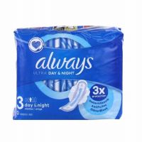 نوار بهداشتی آلویز always مدل Ultra Day & Night سایز 3 بسته 10 عددی