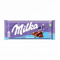 شکلات تخته ای شیری حبابی میلکا Milka حجم 90 گرم