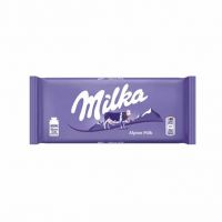 شکلات تخته ای شیری میلکا Milka حجم 100 گرم