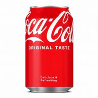 نوشابه قوطی اورجینال کوکا Coca Cola حجم 330 میل