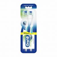 مسواک اورال بی Oral B دوقلو (طرح رنگ تصادفی)