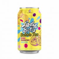 نوشیدنی بابل تی لیدی بابا طعم لیچی پشن فروت و گرین تی Madam Hong حجم 320 میل