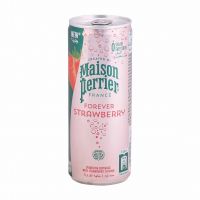نوشیدنی آب گازدار طعم دار توت فرنگی Maison Perrier حجم 250 میل