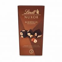 شکلات جعبه ای دارک طعم فندق لینت Lindt مدل Gianduja Feinherb حجم 193 گرم 