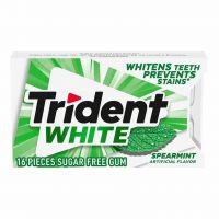 آدامس نعنایی تریدنت وایت Trident White Spearmint بسته 16 عددی