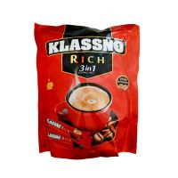 پودر مخلوط قهوه فوری با شکر KLASSNO Rich کلاسنو 20 عددی