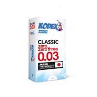 کاندوم کلاسیک 0.03 کدکس ۱0 عددی