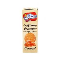 بیسکویت سبوس دار کاراملی ستاک 300 گرمی