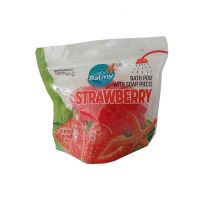 لیف حمام Balmy با تکه های صابون توت فرنگی