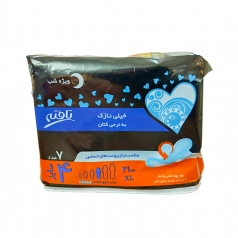 نوار بهداشتی بالدار ایرلید ویژه شب تک بسته ای تافته 7 عددی
